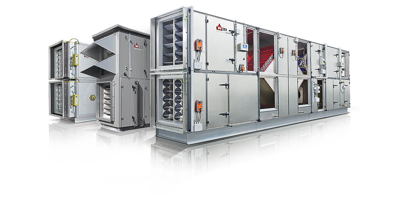 Lüftungstechnik modulare Bauweise / Lüftungsgeräte