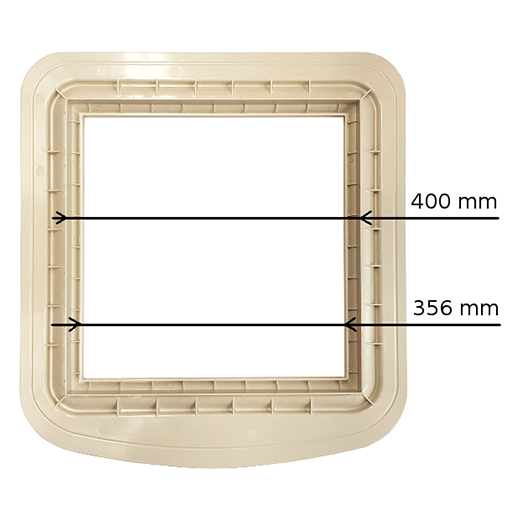 Adapter aus Kunststoff für Dachklimaanlagen