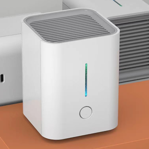 Kleiner mobiler Tisch-Luftreiniger mit HEPA und UV-LED