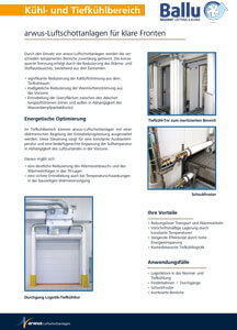 Titelbild für weitere Informationen Download zu Luftschott für die Tiefkühlung