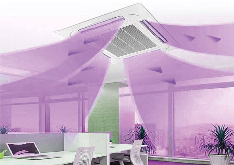 UV-Luftsterilisation deckenkassette klimaanlage