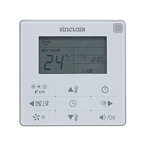 Steuerung Fernbedienung Sinclair Klimageräte, Kaltwassergeräte, Wandinnengeräte