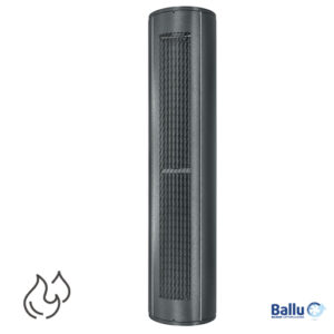 RONDO 3-300V/W stehender, runder EC-Design-Luftschleier mit Warmwasserheizregister 60/40 - inkl. Hand/Automatik-Steuerung