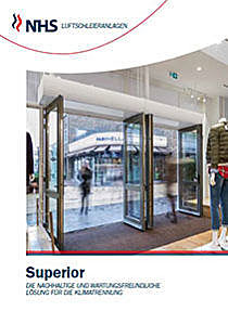 Katalogbild für Luftschleier Baureihe Superior