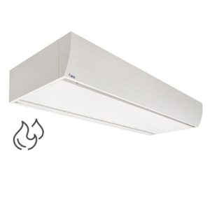 Superior 3-150W EC-Luftschleier mit Warmwasserheizregister 60/40 - inkl. Hand/Automatik-Steuerung