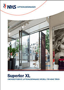 Ballu Türluftschleier NHS Superior XL für große Türen und Industrietore