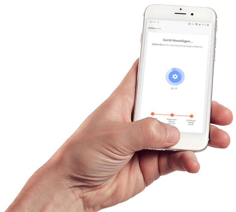 App für die WiFi-Ansteuerung einer Luftsterilisation für Klimaanlagen