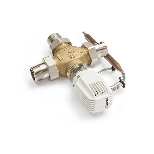 Thermostatisches Regelventil, 3-Wege für Luftschleier