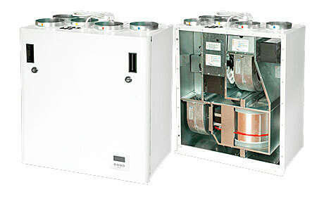 Lüftungsgeräte Lüftungstechnik Wohnraumlüftung mit Rotations_Wärmetauscher