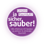 ja sicher sauber - das Motto für saubere und antivirale Raumluft