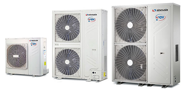 Kommerzielle Klimaanlagen Großsysteme Außeneinheiten für bis zu 15 Inneneinheiten