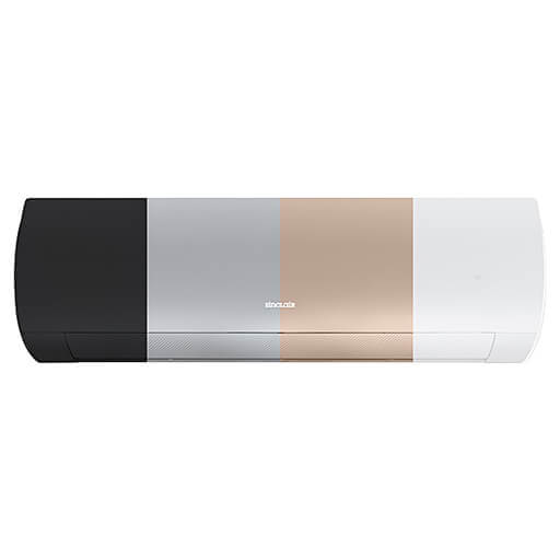 Terrel Klimaanlagen neu ab 2021 - Design-Klimaanlage in vier Farben, Übersichtsillustration